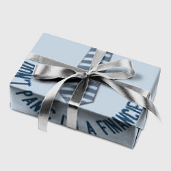 Бумага для упаковки Dont panic Im a Financier, цвет: 3D-принт — фото 2