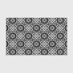 Бумага для упаковки Белое кружево на черном, цвет: 3D-принт