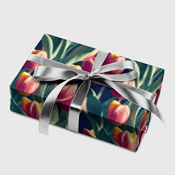 Бумага для упаковки Много тюльпанов, цвет: 3D-принт — фото 2