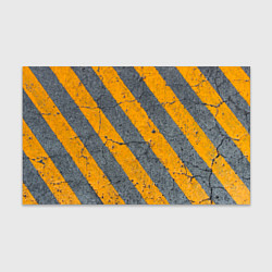 Бумага для упаковки Желтые полосы на бетоне, цвет: 3D-принт