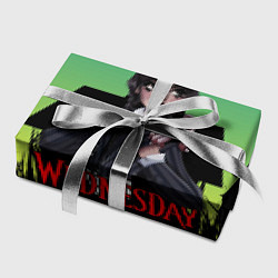 Бумага для упаковки Семейка Аддамс черный замок, цвет: 3D-принт — фото 2
