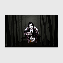 Бумага для упаковки Уэнсдэй: темный лес, цвет: 3D-принт