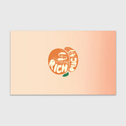Бумага для упаковки Рич пич - богатый персик, цвет: 3D-принт