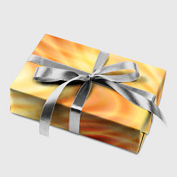 Бумага для упаковки Абстрактные оранжево-жёлтые солнечные волны, цвет: 3D-принт — фото 2