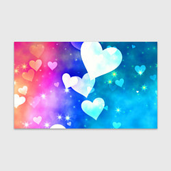Бумага для упаковки Dreamy Hearts Multicolor, цвет: 3D-принт