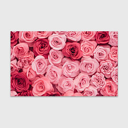 Бумага для упаковки Чайная пыльная роза - нежно розовый цветок, цвет: 3D-принт