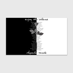 Бумага для упаковки Depeche Mode - Enjoy the Silence lyrics black & wh, цвет: 3D-принт