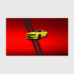 Бумага для упаковки Спортивный американский автомобиль Chevrolet Camar, цвет: 3D-принт