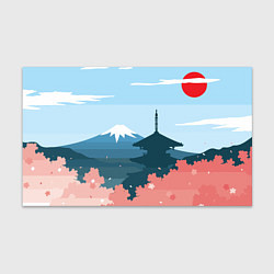Бумага для упаковки Вид на Фудзияму - Япония, цвет: 3D-принт