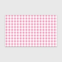 Бумага для упаковки Барби-розовый: клетка, цвет: 3D-принт