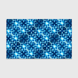Бумага для упаковки Светящиеся голубые цветы, цвет: 3D-принт