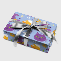 Бумага для упаковки Кошачий хэллоуин, цвет: 3D-принт — фото 2