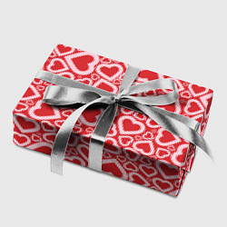 Бумага для упаковки Любовь - сердечки, цвет: 3D-принт — фото 2
