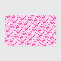 Бумага для упаковки Барби, сердечки и цветочки, цвет: 3D-принт