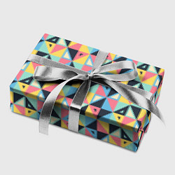 Бумага для упаковки Треугольная мозаика, цвет: 3D-принт — фото 2