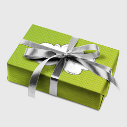 Бумага для упаковки Oops на градиенте зеленом, цвет: 3D-принт — фото 2