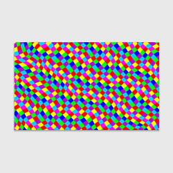 Бумага для упаковки Разноцветные искривленные маленькие квадраты, цвет: 3D-принт