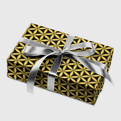 Бумага для упаковки Цветок Жизни - Золото, цвет: 3D-принт — фото 2