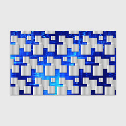 Бумага для упаковки Стальные квадраты, цвет: 3D-принт