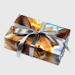 Бумага для упаковки Пятнистая гиена в саванне, цвет: 3D-принт — фото 2