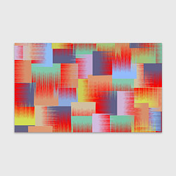 Бумага для упаковки Веселая разноцветная клетка, цвет: 3D-принт