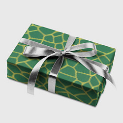 Бумага для упаковки Зелёная текстура - нейросеть, цвет: 3D-принт — фото 2