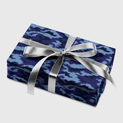 Бумага для упаковки Камуфляж охрана синий, цвет: 3D-принт — фото 2