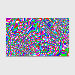 Бумага для упаковки Разноцветная пластика, цвет: 3D-принт