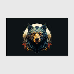 Бумага для упаковки Арт осенний медведь, цвет: 3D-принт