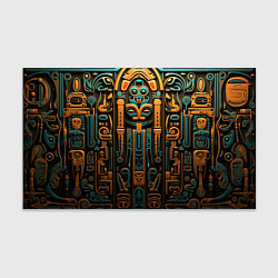 Бумага для упаковки Орнамент в египетском стиле, бюст Нефертити, цвет: 3D-принт