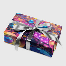 Бумага для упаковки Разноцветная декоративная абстракция, цвет: 3D-принт — фото 2