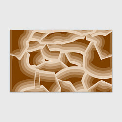 Бумага для упаковки Кофейные линии, цвет: 3D-принт