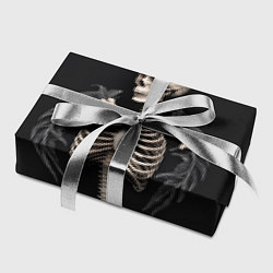 Бумага для упаковки Необычный скелет с крыльями, цвет: 3D-принт — фото 2