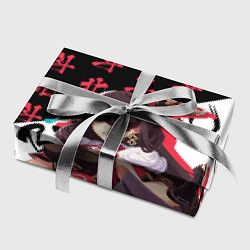 Бумага для упаковки Бэй Доу иероглифы - Геншин Импакт, цвет: 3D-принт — фото 2