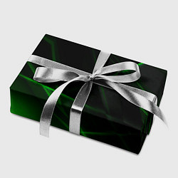 Бумага для упаковки Зелёные узоры текстура, цвет: 3D-принт — фото 2