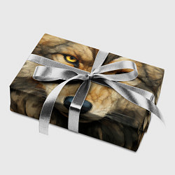 Бумага для упаковки Волк в стиле диаграмм Давинчи, цвет: 3D-принт — фото 2