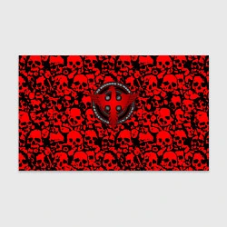 Бумага для упаковки Thirty Seconds to Mars skull pattern, цвет: 3D-принт