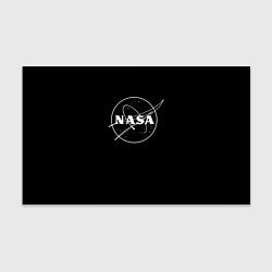 Бумага для упаковки NASA белое лого, цвет: 3D-принт