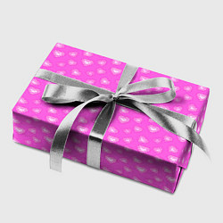 Бумага для упаковки Розовый маленькие сердечки, цвет: 3D-принт — фото 2