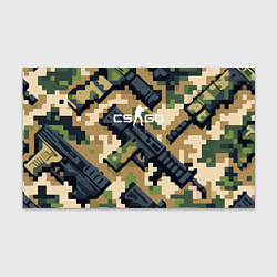 Бумага для упаковки Counter Strike - pixel military pattern