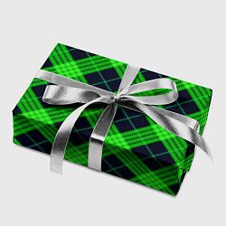 Бумага для упаковки Шотландка сине-зелёный, цвет: 3D-принт — фото 2