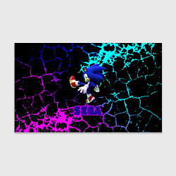 Бумага для упаковки Sonic sega game неоновая текстура, цвет: 3D-принт