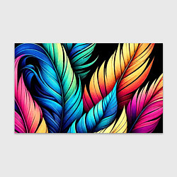Бумага для упаковки Color feathers - neon, цвет: 3D-принт