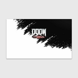 Бумага для упаковки Doom eternal белые краски, цвет: 3D-принт