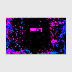 Бумага для упаковки Fortnite неоновые брызги красок, цвет: 3D-принт