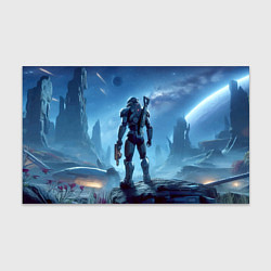 Бумага для упаковки Mass Effect - ai art, цвет: 3D-принт
