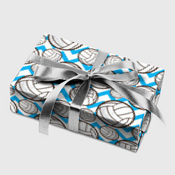 Бумага для упаковки Мячи волейбольные паттерн, цвет: 3D-принт — фото 2