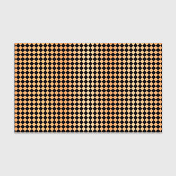 Бумага для упаковки Паттерн черных и коричневых квадратов, цвет: 3D-принт