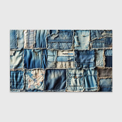 Бумага для упаковки Patchwork denim - vogue, цвет: 3D-принт