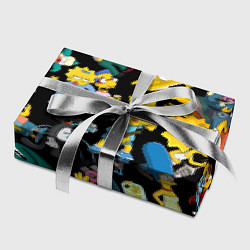 Бумага для упаковки Персонажи Симпсонов, цвет: 3D-принт — фото 2